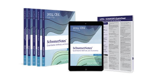 Product picture  2024 CFA Level 1 Kaplan Schweser Notes Set 1-5 & Quick Shee
